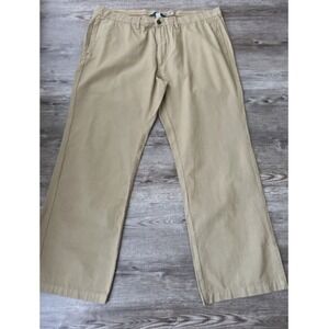 Margaritaville Chino Pants Mens 42x32 Tan Straight Fit Casual Tropical Cotton